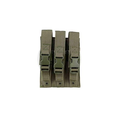 NcStar Hicap Pistol Triple Magazine Pouch - Green