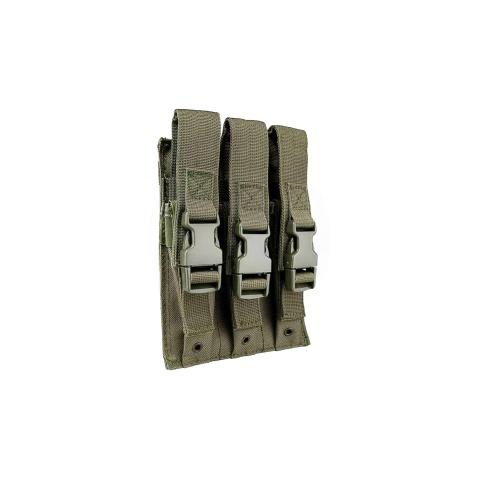 NcStar Hicap Pistol Triple Magazine Pouch - Green