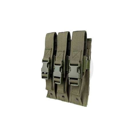 NcStar Hicap Pistol Triple Magazine Pouch - Green