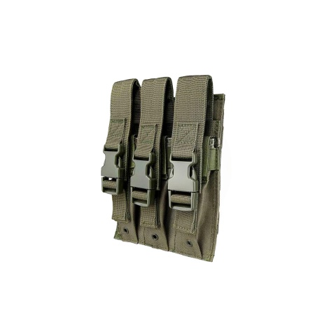 NcStar Hicap Pistol Triple Magazine Pouch - Green