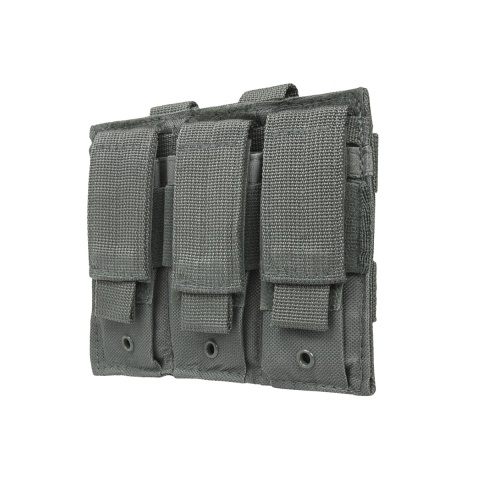 NC Star Vism Triple Pistol Magazine Pouch (Color: Urban Gray)