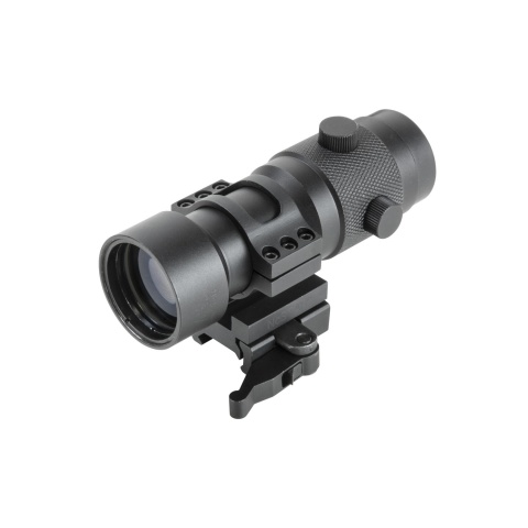 NcStar Airsoft 3x Magnifier Scope with Flip to Side QR Mount (Color: Black)
