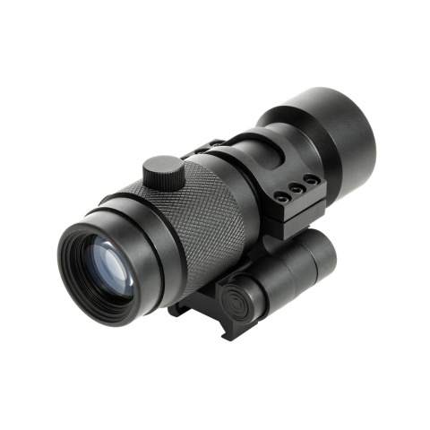 NcStar Airsoft 3x Magnifier Scope with Flip to Side QR Mount (Color: Black)