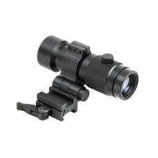 NcStar Airsoft 3x Magnifier Scope with Flip to Side QR Mount (Color: Black)