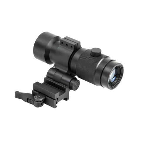 NcStar Airsoft 3x Magnifier Scope with Flip to Side QR Mount (Color: Black)