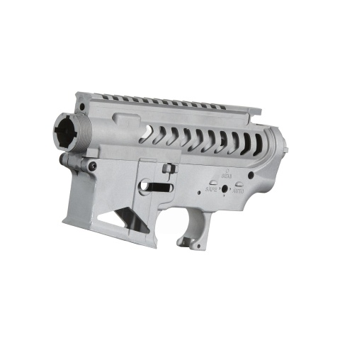 Lancer Tactical M4 AEG Full Metal Unpainted Skeletonized Upper and Lower Receiver