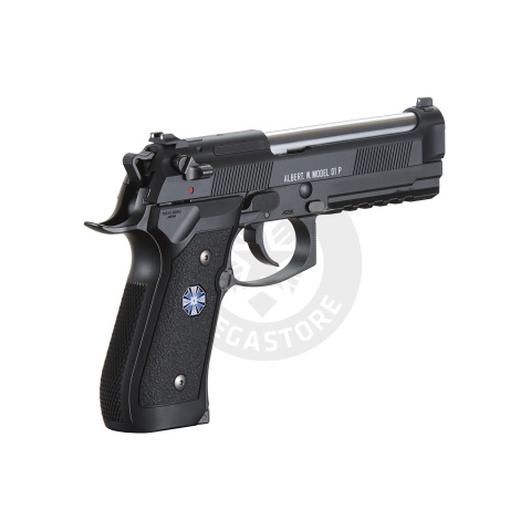 Tokyo Marui Limited Edition Biohazard Albert W. Model 01P Umbrella Corporation Gas Blowback Airsoft Pistol (Color: Black)