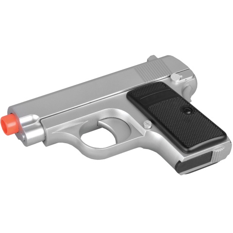 UK Arms Dual Spring Powered Airsoft Pistols (Color: Black & Silver)