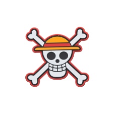 One Piece Straw Hat PVC Morale Patch