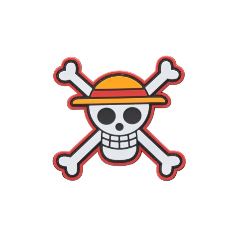 One Piece Straw Hat PVC Morale Patch