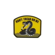 G-Force Don't Tread on Me PVC Morale Patch - Yellow