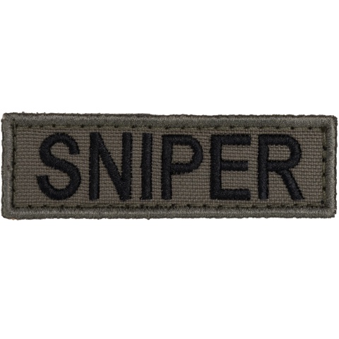 Sniper Embroidered Patch (Color: OD Green)