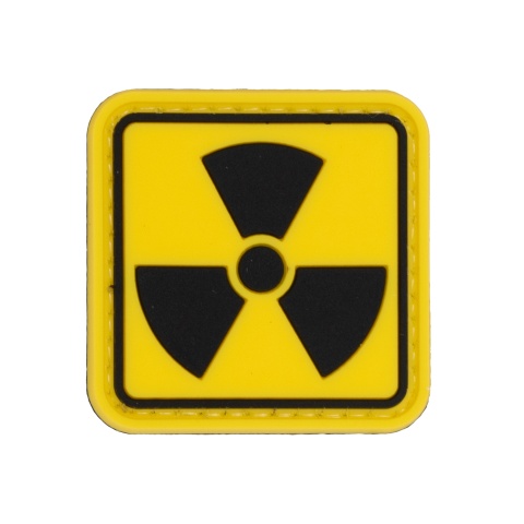 Square Radioactive PVC Patch