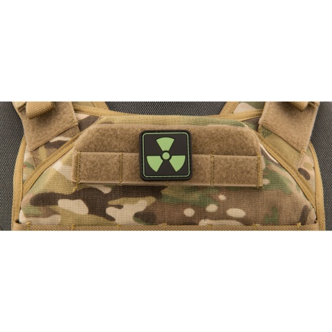 Glow in the Dark Atomic PVC Patch (Front Glow)
