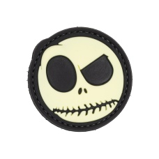 Glow in the Dark Big Nightmare Smiley PVC Patch