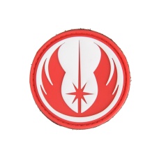 Jedi Order Symbol PVC Morale Patch (Red)