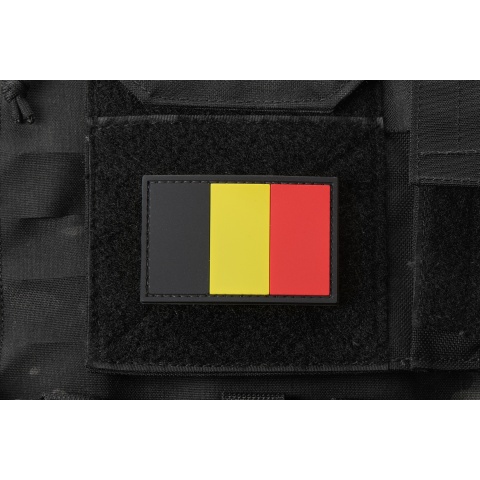 Belgium Flag PVC Morale Patch