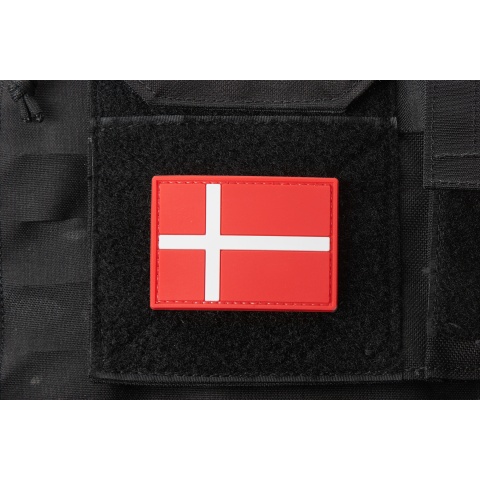 Denmark Flag PVC Morale Patch