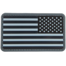 US Flag Reverse PVC Patch (Color: Navy)