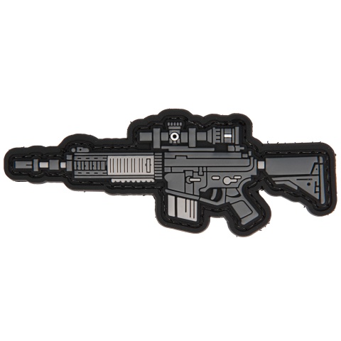 PVC Morale Patch SR25K (Color: Grey)