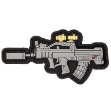 PVC Morale Patch Type 97 (Color: Grey)