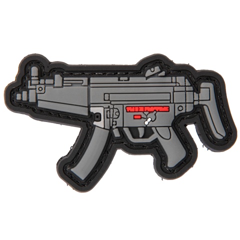 PVC Morale Patch MP5 (Color: Grey)