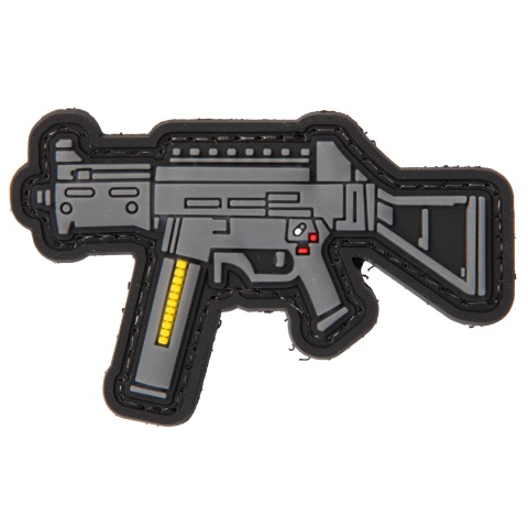 PVC Morale Patch UMP45 (Color: Grey)