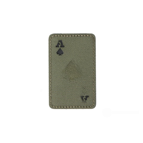 Reflective Poker Ace Morale Patch (Color: OD Green)