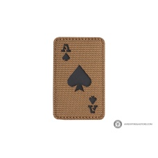 Reflective Poker Ace Morale Patch (Color: Tan)