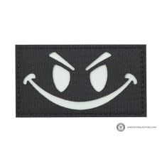 Reflective Evil Smiley Glow in the Dark Morale Patch