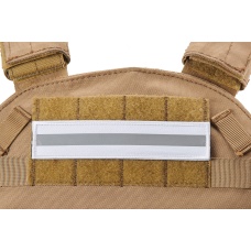 Long Long Reflective Morale Patch (Color: Silver)