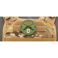 Sniper Poker PVC Patch (Color: Forest Green)