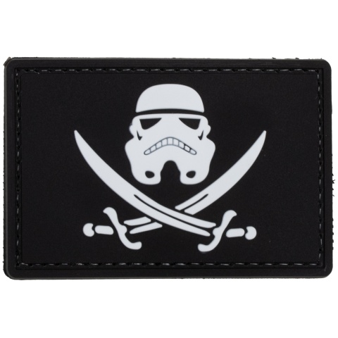 Star Wars Stormtrooper with Swords PVC Patch (Color: Black)