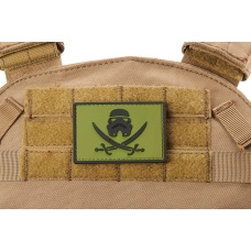 Star Wars Stormtrooper with Swords PVC Morale Patch (Color: OD Green)