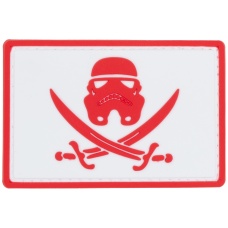Star Wars Stormtrooper with Swords PVC Patch (Color: Red)