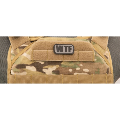 WTF PVC Patch (Color: Black)