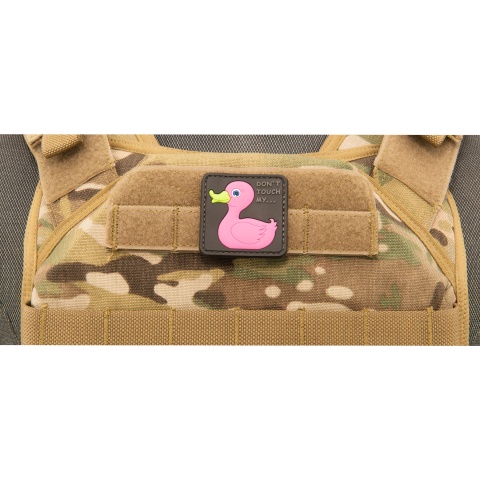 Tactical Rubber Duck PVC Patch (Color: Pink)