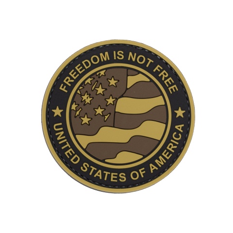 Round US Flag 