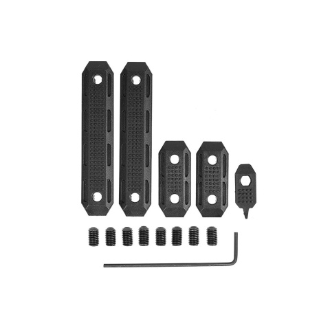 PTS Syndicate EP M-LOK Rail Cover Set (Color: Black)
