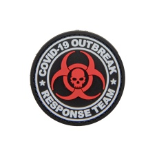 Covid-19 Outbreak Response Team PVC Patch (Color: White)