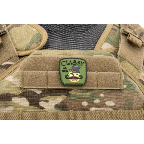 Classy As Fuck PVC Patch (Color: OD Green)