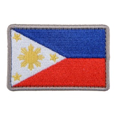 Embroidered Philippines Flag Patch