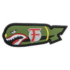 F-Bomb Shark PVC Patch