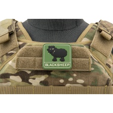 Black Sheep PVC Patch (Color: OD Green)