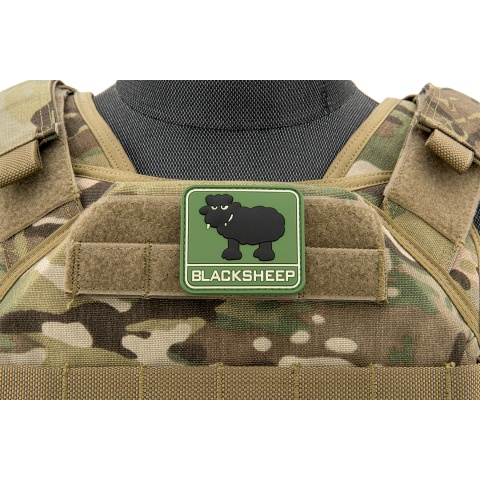 Black Sheep PVC Patch (Color: OD Green)