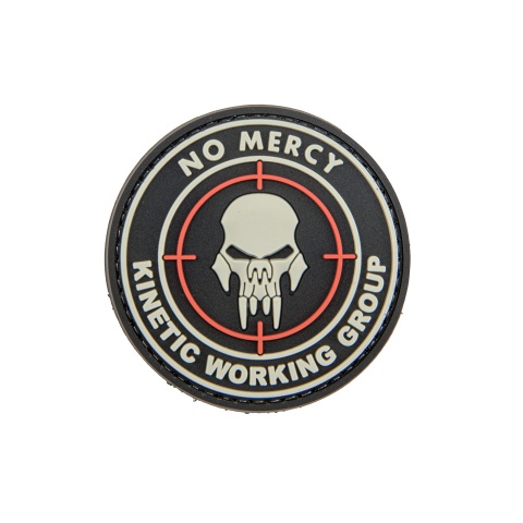 No Mercy, Kinetic Working Group PVC Patch (Color: Black)