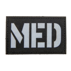 Reflective Fabric MED Patch (Color: Black)