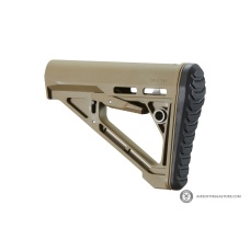 Ranger Armory Delta Style Stock for M4/M16 Airsoft AEG Rifles (Color: Tan)