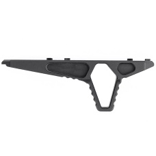 Ranger Armory Angled Hand-Stop for KeyMod and M-LOK (Color: Black)