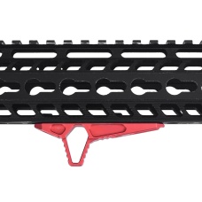 Ranger Armory Angled Hand-Stop for KeyMod and M-LOK (Color: Red)
